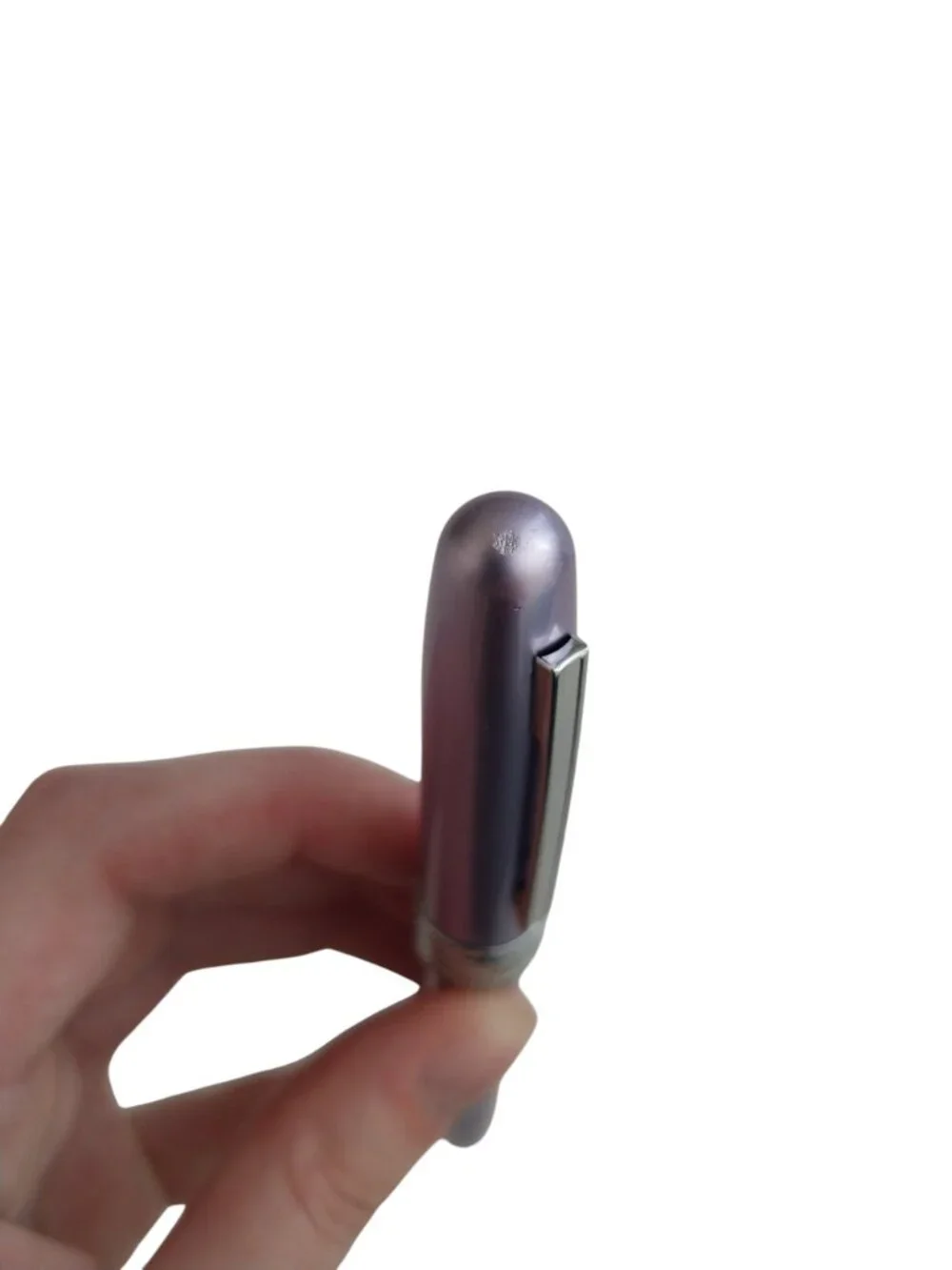 Platinum Plaisir Aluminum Fountain Pen 03 Fine Nib Gently Used Violet Purple